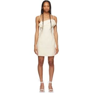 Jaquemus La robe drape linen mini dress SOLD OUT LWD